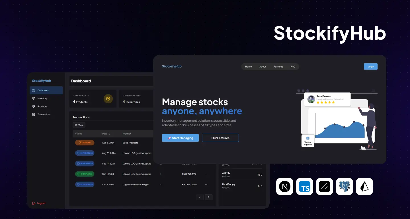 StockifyHub project thumbnail